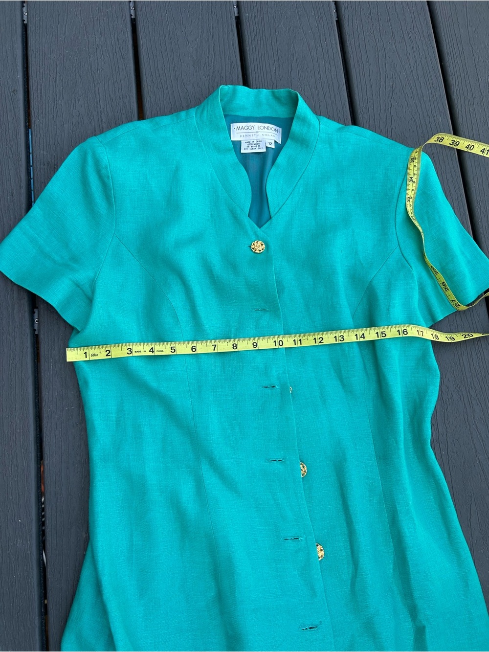 Vintage linen dress - Picture 6 of 8